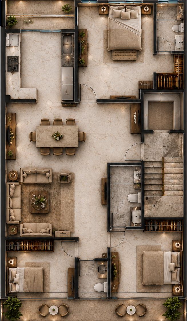 Sample floor layout